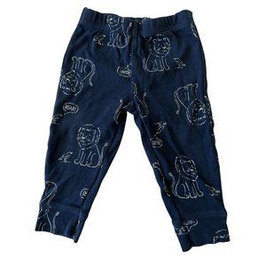 Carter's Lion print Navy Blue Pants